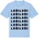 Blue Soul t-shirt med Koön ordlek t-shirt