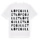 Köpegullet ordlek t-shirt