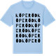 Blue Soul t-shirt med Köperöd ordlek t-shirt