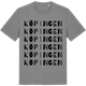 Mid Heather Gray t-shirt med Köpingen ordlek t-shirt