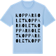 Blue Soul t-shirt med Kopparbolet ordlek t-shirt