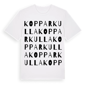 Kopparkulla ordlek t-shirt – ekologisk bomull t-shirt från Pinshirt