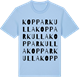 Blue Soul t-shirt med Kopparkulla ordlek t-shirt