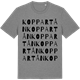 Mid Heather Gray t-shirt med Koppartån ordlek t-shirt