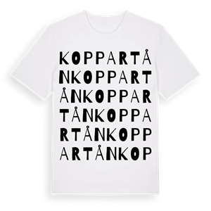 Koppartån ordlek t-shirt – ekologisk bomull t-shirt från Pinshirt