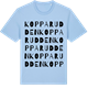 Blue Soul t-shirt med Kopparudden ordlek t-shirt