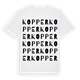 Kopper ordlek t-shirt