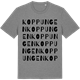 Mid Heather Gray t-shirt med Koppungen ordlek t-shirt