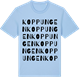 Blue Soul t-shirt med Koppungen ordlek t-shirt