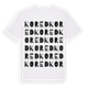 Kored ordlek t-shirt