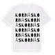 Kornås ordlek t-shirt