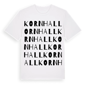 Kornhall ordlek t-shirt – ekologisk bomull t-shirt från Pinshirt