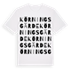 Körningsgärde ordlek t-shirt