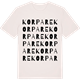 Vintage White t-shirt med Korpare ordlek t-shirt