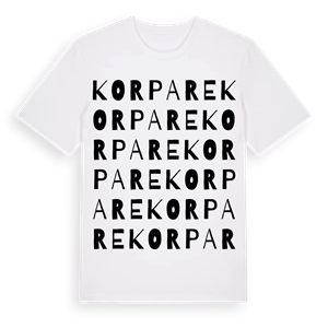 Korpare ordlek t-shirt – ekologisk bomull t-shirt från Pinshirt