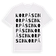 Korpåsen ordlek t-shirt
