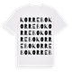 Korrebo ordlek t-shirt