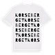 Korseberget ordlek t-shirt