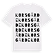 Korsgärde ordlek t-shirt