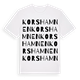 Korshamnen ordlek t-shirt