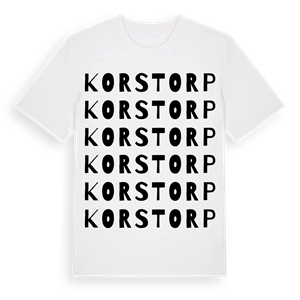 Korstorp ordlek t-shirt – ekologisk bomull t-shirt från Pinshirt
