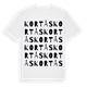 Kortås ordlek t-shirt