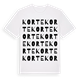 Korte ordlek t-shirt