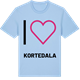 Blue Soul t-shirt med Jag älskar Kortedala t-shirt stort tryck