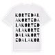 Kortedala ordlek t-shirt
