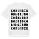 Korungeröd ordlek t-shirt