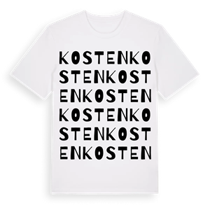 Kosten ordlek t-shirt – ekologisk bomull t-shirt från Pinshirt