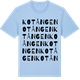 Blue Soul t-shirt med Kotången ordlek t-shirt