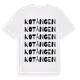 White t-shirt med Kotången ordlek t-shirt