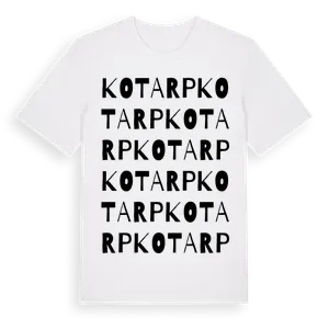 Kotarp ordlek t-shirt – ekologisk bomull t-shirt från Pinshirt