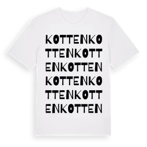 Kotten ordlek t-shirt – ekologisk bomull t-shirt från Pinshirt