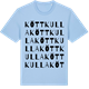 Blue Soul t-shirt med Köttkulla ordlek t-shirt