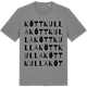 Mid Heather Gray t-shirt med Köttkulla ordlek t-shirt