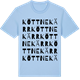 Blue Soul t-shirt med Köttnekärr ordlek t-shirt