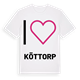 Jag älskar Köttorp t-shirt stort tryck