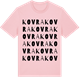 Pink Cotton t-shirt med Kovra ordlek t-shirt