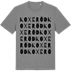 Mid Heather Gray t-shirt med Koxeröd ordlek t-shirt