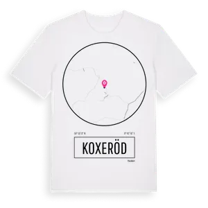 Koxeröd t-shirt – ekologisk bomull t-shirt från Pinshirt