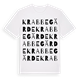 Krabbegärde ordlek t-shirt