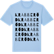 Blue Soul t-shirt med Krabberöd ordlek t-shirt