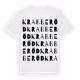 Krabberöd ordlek t-shirt