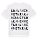 Krakahemmet ordlek t-shirt