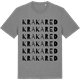 Mid Heather Gray t-shirt med Krakared ordlek t-shirt