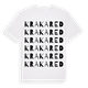 Krakared ordlek t-shirt