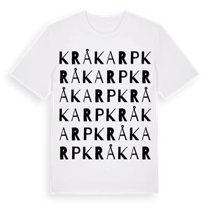 Kråkarp ordlek t-shirt – ekologisk bomull t-shirt från Pinshirt