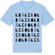 Blue Soul t-shirt med Kråkebo ordlek t-shirt